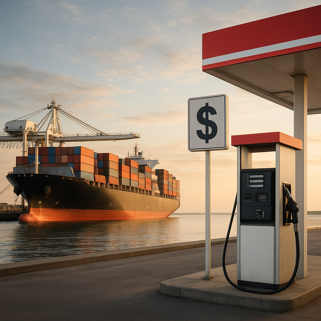 Jak transport morski i ceny frachtu wpływają na koszt paliwa na stacjach?