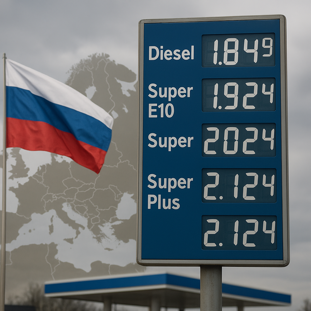 Wpływ sankcji na Rosję na ceny paliw w Europie