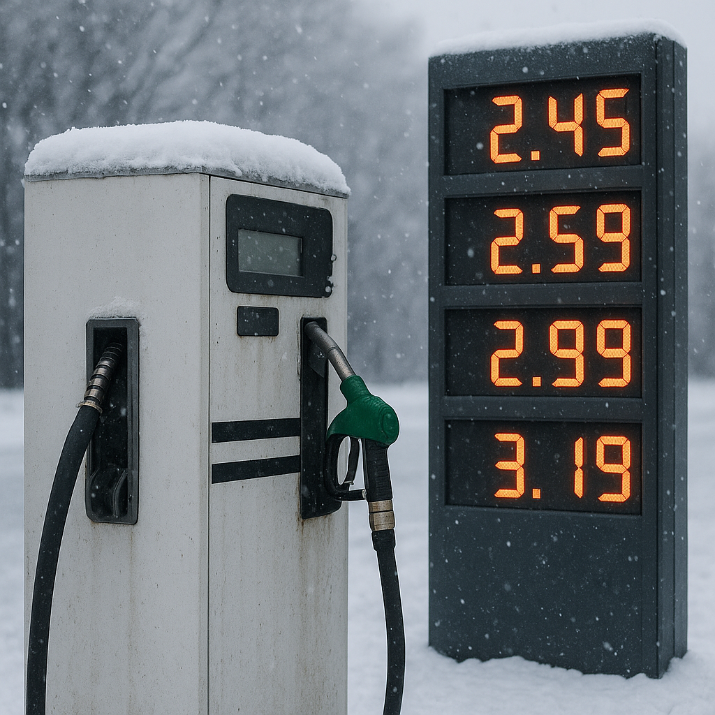 Ceny paliw a zima – jak temperatura wpływa na skład i jakość paliw