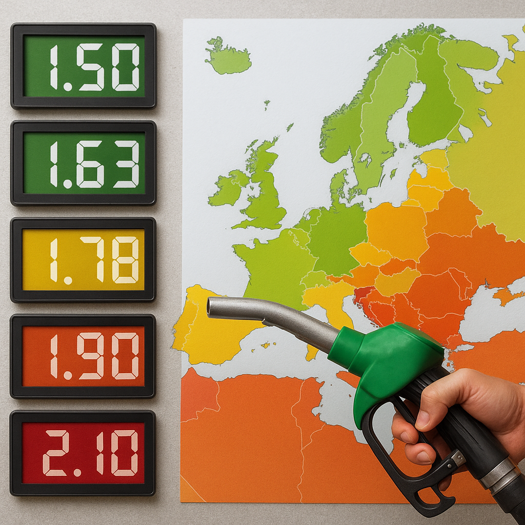 Porównanie cen paliw w krajach Unii Europejskiej – gdzie tankuje się najtaniej?