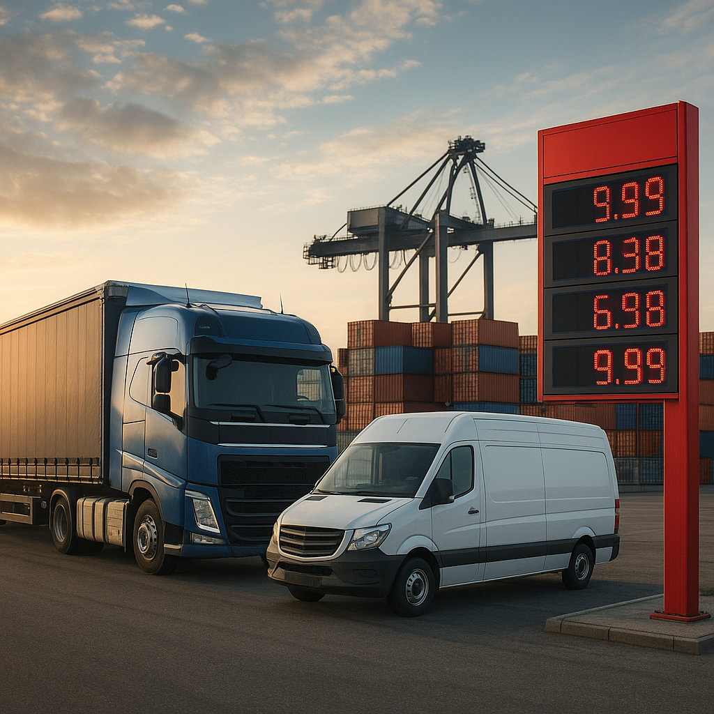 Jak wahania cen paliw wpływają na firmy transportowe i logistyczne