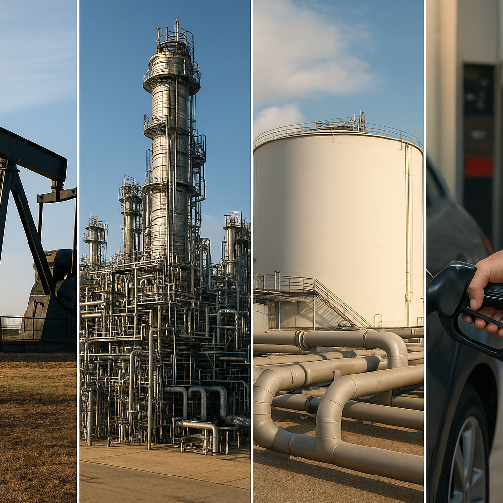 Jak wygląda produkcja paliwa krok po kroku – od ropy do dystrybutora